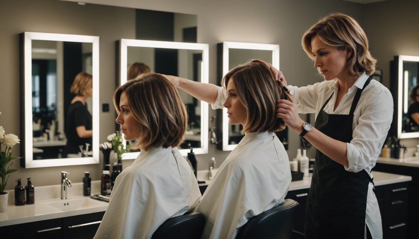 Les secrets d'un dégradé parfait pour sublimer les cheveux mi-longs