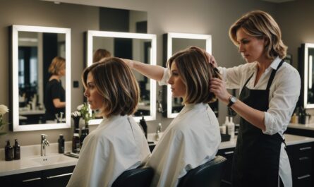 Les secrets d'un dégradé parfait pour sublimer les cheveux mi-longs