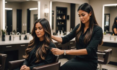 Les secrets pour réussir un balayage chocolat éclatant sur cheveux noirs