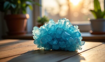 La calcite bleue : découvrez ce trésor minéral aux vertus beauté insoupçonnées