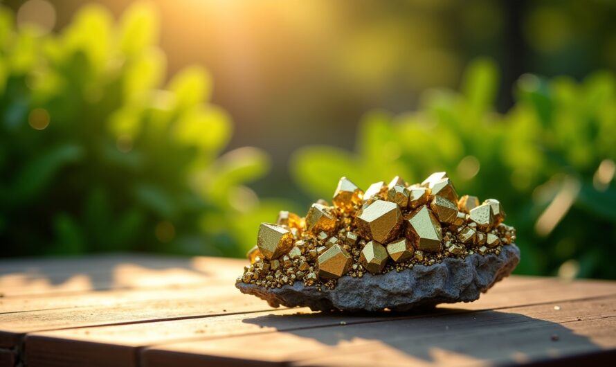 La pyrite, le trésor scintillant : découvrez ses vertus et pourquoi elle fait fureur