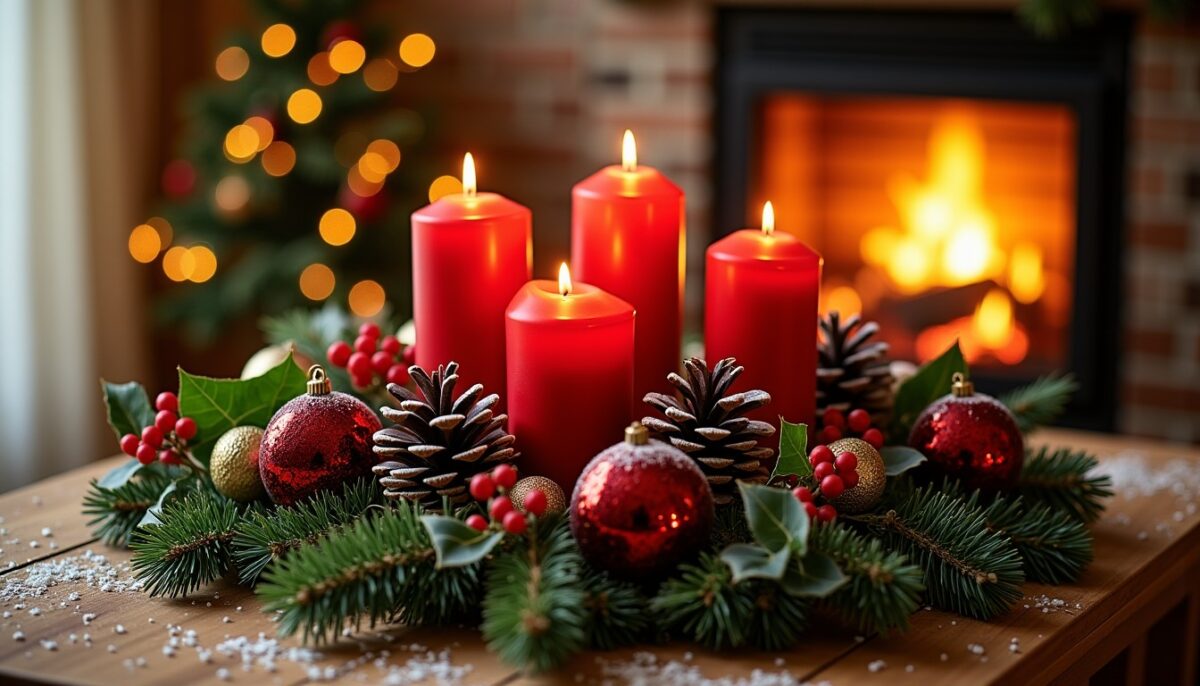 Guide créatif pour fabriquer votre propre centre de table de Noël