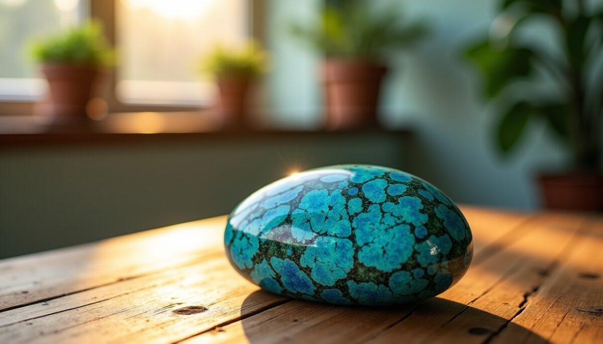 Chrysocolle : explorez les bienfaits insoupçonnés de cette pierre aux pouvoirs apaisants