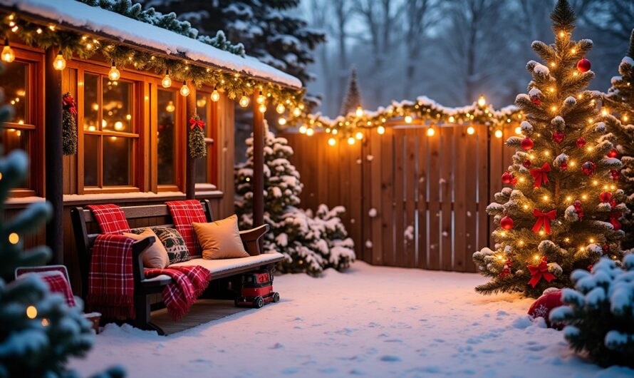 Comment concevoir une décoration de Noël extérieure unique et à votre image ?